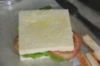 雞蛋火腿三明治制作全過程方法 雞蛋火腿三明治制作全過程方法