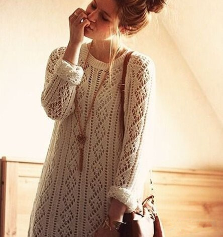 長毛衣怎么搭配 長毛衣怎么搭配