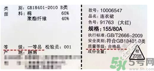 衣服一等品是什么意思？衣服一等品和合格品哪個(gè)好？