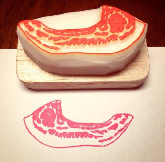 五花肉橡皮章怎么做？