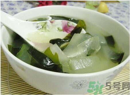 冬瓜和海帶一起吃能降火嗎？冬瓜能和海帶一起吃嗎？