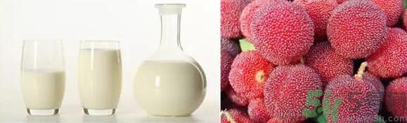 楊梅可以和牛奶一起吃嗎？牛奶能和楊梅一起吃嗎？