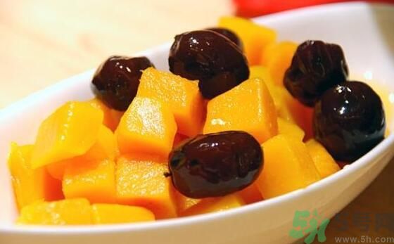 南瓜和紅棗可以一起煮嗎？南瓜和紅棗一起吃好嗎？