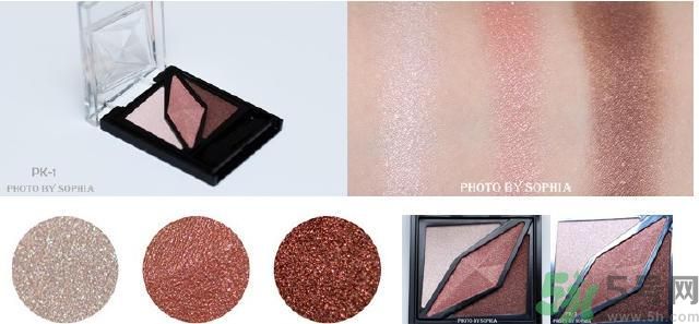 凱朵kate覺醒鉆光閃耀杏仁三色眼影色號(hào)試色對比圖 凱朵kate覺醒鉆光閃耀杏仁三色眼影色號(hào)試色對比圖