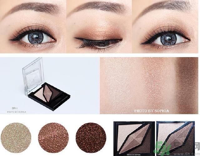 凱朵kate覺醒鉆光閃耀杏仁三色眼影色號(hào)試色對比圖 凱朵kate覺醒鉆光閃耀杏仁三色眼影色號(hào)試色對比圖