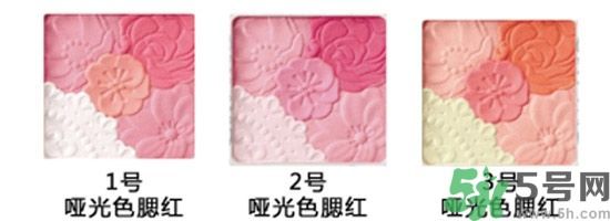 canmake花瓣腮紅色號對比圖？canmake五色花瓣腮紅試色