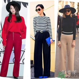 闊腿褲配什么上衣？闊腿褲上衣搭配