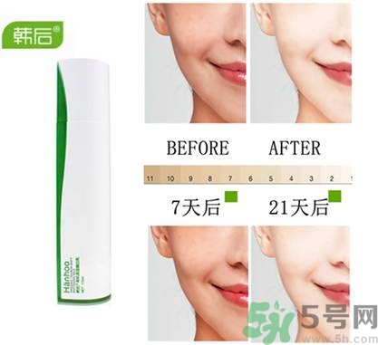 韓后茶蕊嫩白系列怎么樣？韓后茶蕊baby白好用嗎？