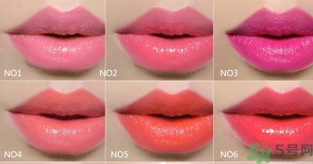夢妝天使蜜吻染唇釉色號 夢妝天使蜜吻染唇釉試色圖