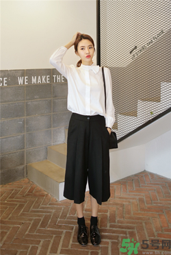 闊腿褲配什么鞋子好看？穿闊腿褲配什么鞋子？