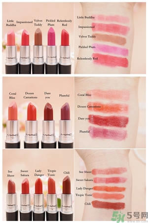 mac魅可口紅顏色哪個好看？魅可口紅哪個色比較火