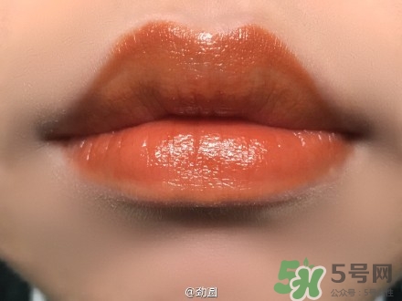 hm南瓜色口紅色號 hm臟橘色唇膏試色圖 hm南瓜色口紅色號 hm臟橘色唇膏試色圖