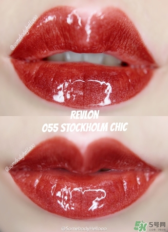 露華濃唇釉055試色 露華濃不脫色唇釉055試色圖 露華濃唇釉055試色 露華濃不脫色唇釉055試色圖