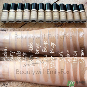 too faced粉底液色號(hào) too faced粉底液試色圖 too faced粉底液色號(hào) too faced粉底液試色圖