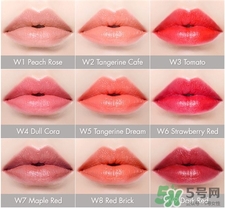 愛麗小屋9色唇頰盤色號(hào) 愛麗小屋9色唇膏盤試色 愛麗小屋9色唇頰盤色號(hào) 愛麗小屋9色唇膏盤試色