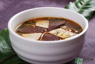 豬血和豆腐能一起吃嗎？豬血可以和豆腐一起吃嗎？