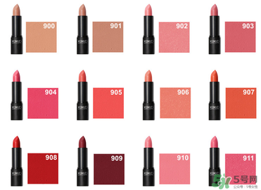 kiko9系列哪個顏色好看？kiko9系口紅試色