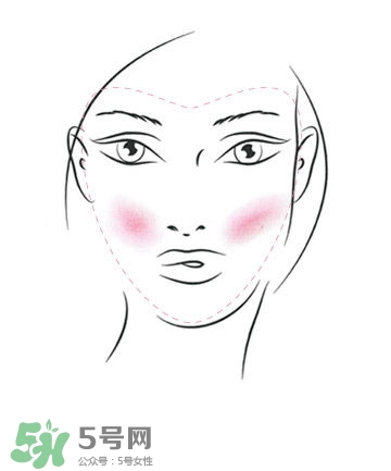 腮紅怎么打顯臉小?腮紅怎么打圖解 腮紅怎么打顯臉小?腮紅怎么打圖解