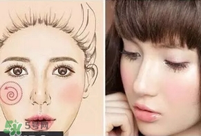 腮紅怎么打顯臉小?腮紅怎么打圖解 腮紅怎么打顯臉小?腮紅怎么打圖解