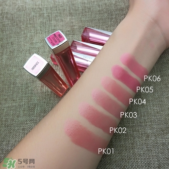 美寶蓮好氣色輕唇膏哪個顏色好看？美寶蓮好氣色輕唇膏試色
