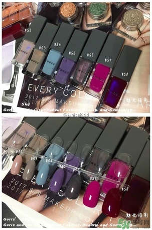 three2017春季彩妝有哪些？three2017春季彩妝試色