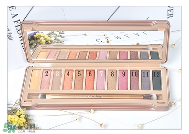 color deep眼影怎么樣？色號試色圖