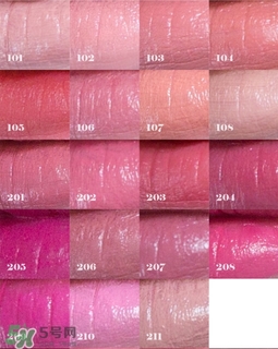 紀(jì)梵希小羊皮口紅試色大全 紀(jì)梵?？诩t哪個顏色好看