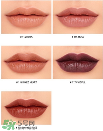 3ce口紅909試色 3ce口紅116試色 3ce口紅909試色 3ce口紅116試色