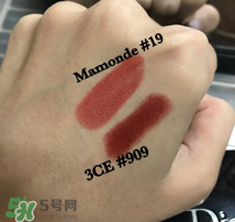 3ce口紅909試色 3ce口紅116試色 3ce口紅909試色 3ce口紅116試色