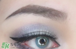 混血眼妝的畫法 藍色混血眼妝教程