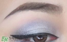 混血眼妝的畫法 藍色混血眼妝教程