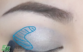 混血眼妝的畫法 藍色混血眼妝教程