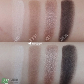 tarte眼影色號(hào)試色 tarte眼影盤(pán)試色圖