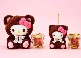 godiva2017情人節(jié)巧克力多少錢？sanrio和?歌帝梵合作情人節(jié)巧克力