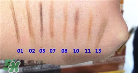 excel眉筆色號 excel眉筆試色 excel眉筆色號 excel眉筆試色