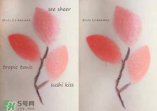 mac see sheer西柚色唇膏試色 mac see sheer試色圖