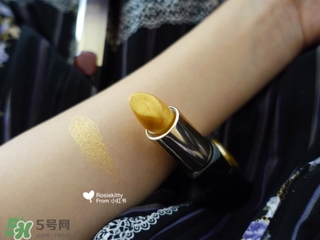 金色口紅是什么顏色？金色口紅試色