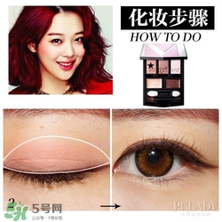 紅棕色眼影怎么化？紅棕色眼影畫(huà)法步驟