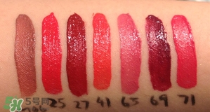 嬌蘭鏡面口紅色號(hào)試色 嬌鏡面口紅試色圖 嬌蘭鏡面口紅色號(hào)試色 嬌鏡面口紅試色圖