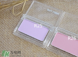 紫色腮紅適合什么口紅？紫色腮紅口紅搭配