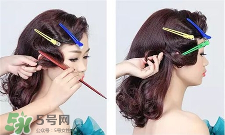 手推波紋發(fā)型圖片 手推波紋發(fā)型步驟 手推波紋發(fā)型圖片 手推波紋發(fā)型步驟