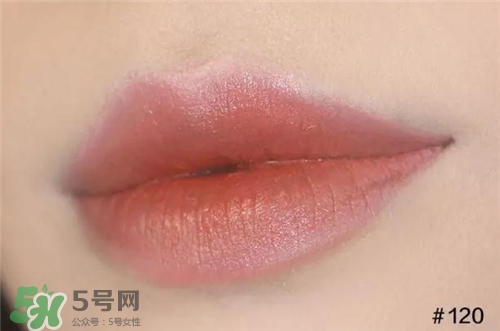 蘭蔻菁純唇膏120試色 蘭蔻口紅120試色圖 蘭蔻菁純唇膏120試色 蘭蔻口紅120試色圖