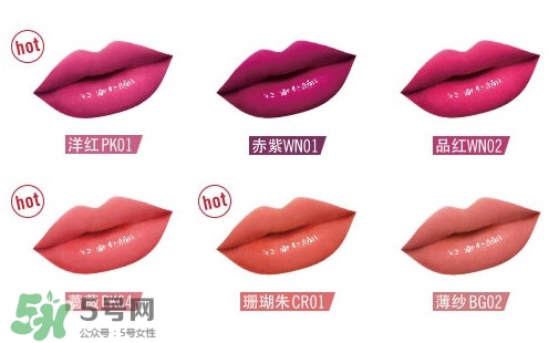 植村秀漆光唇釉色號試色 植村秀漆光唇釉試色圖 植村秀漆光唇釉色號試色 植村秀漆光唇釉試色圖