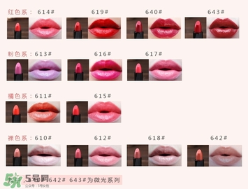 glo ray唇膏色號推薦_光芮唇膏試色圖 glo ray唇膏色號推薦_光芮唇膏試色圖
