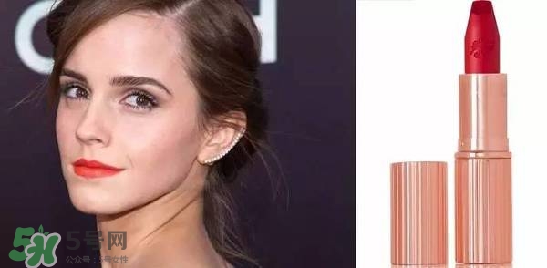 艾瑪口紅什么牌子？艾瑪沃特森口紅色號試色
