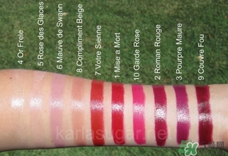 serge lutens蘆丹氏口紅哪個(gè)顏色好看？蘆丹氏鹵蛋口紅經(jīng)典色號(hào)