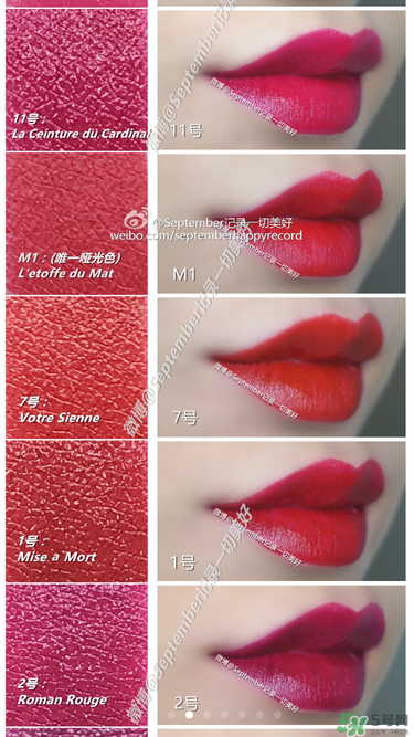 serge lutens蘆丹氏口紅哪個(gè)顏色好看？蘆丹氏鹵蛋口紅經(jīng)典色號(hào)