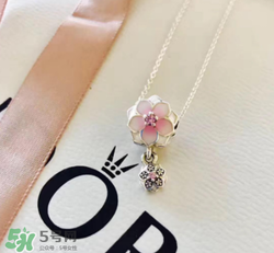 潘多拉2017新品桃花項鏈多少錢？pandora新品桃花項鏈專柜價格