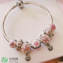 潘多拉桃花系列手鏈怎么看真假？pandora新品桃花手鏈真假辨別
