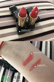 嬌蘭343和344哪個好看？嬌蘭343和344試色對比